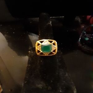 Emerald, 14k Ring